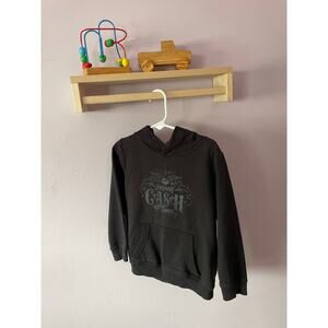 Johnny Cash Toddler Black Pull Over Hoodie Size 5T